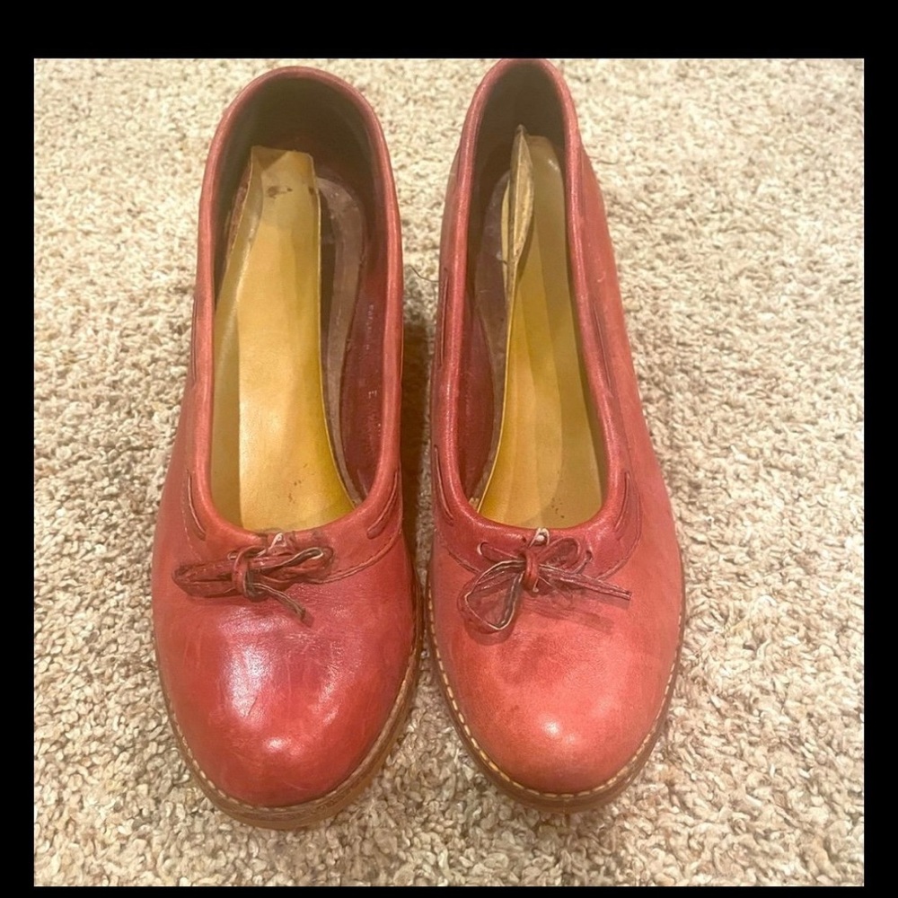 Vintage red heels